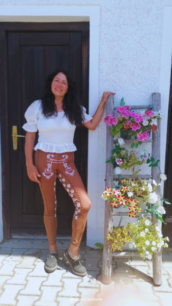 Reitleggings "Bavaria brown" mit High Grip